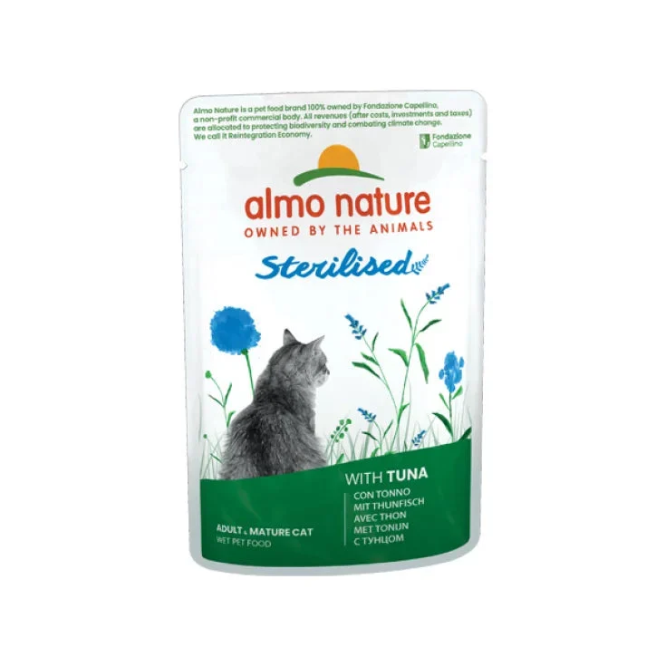 Almo Nature Almo Nature Gatto Sterilised Con Tonno - 70Gr