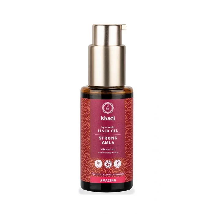 KHADI Ayurvedic Hair Oil – Strong Amla