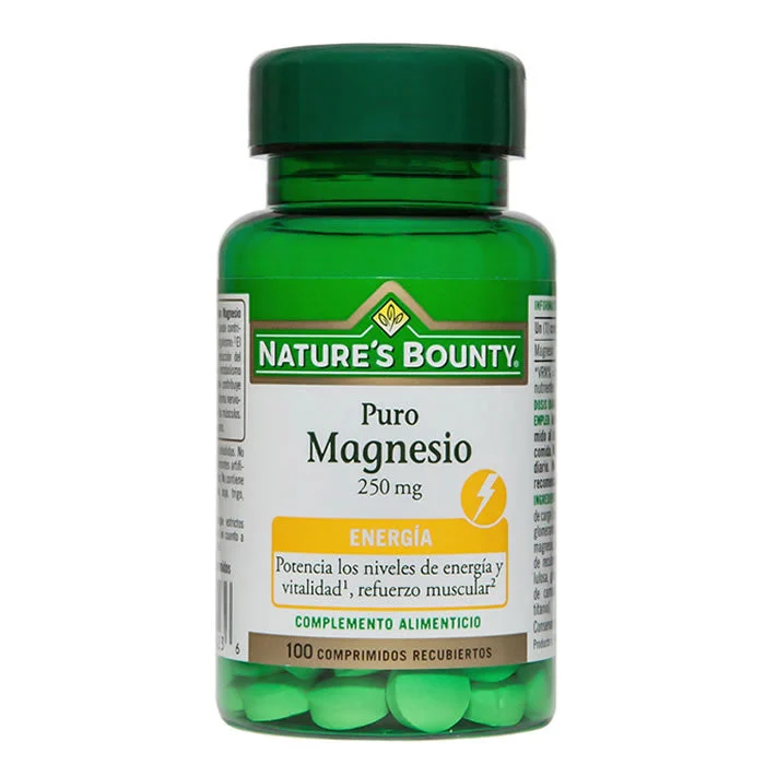 Nature's Bounty Magnesio 250mg 100 Compresse