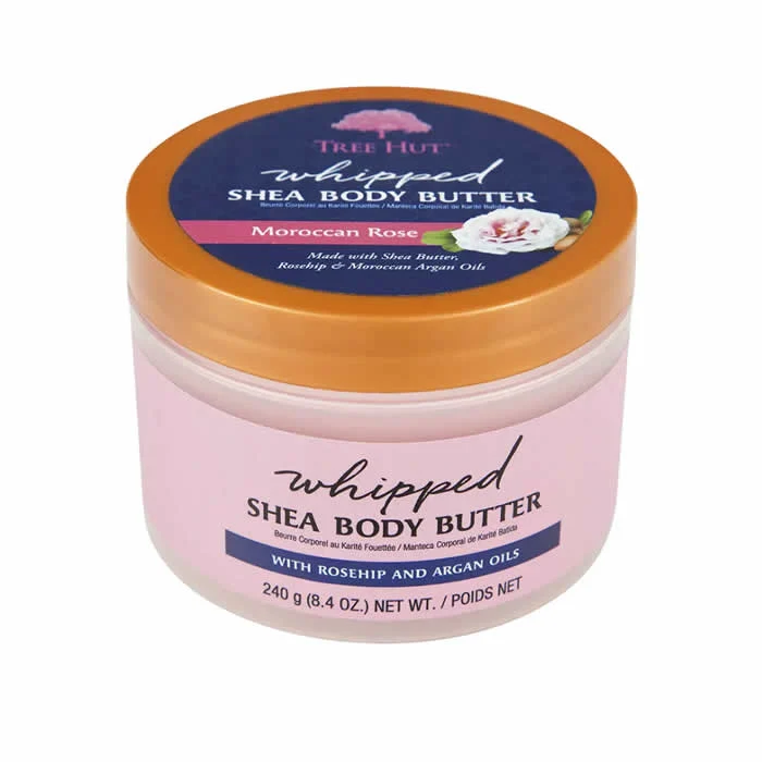 Tree Hut Burro Corpo di Karitè Marocchino alla Rosa 240g