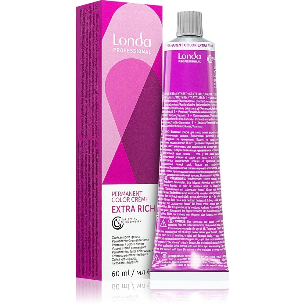 Londa professional Permanent Color Extra Rich Creme - Colorazione permanente in crema per capelli 9/7 60 ml