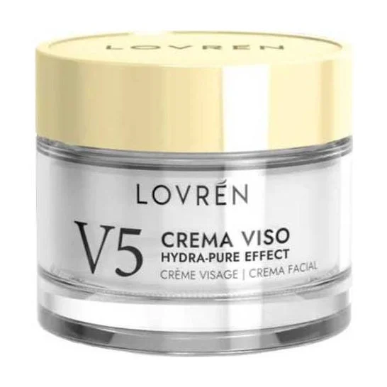 Lovren V5 Crema Viso Hydra-Pure Effect Pelli Miste Grasse 30ml