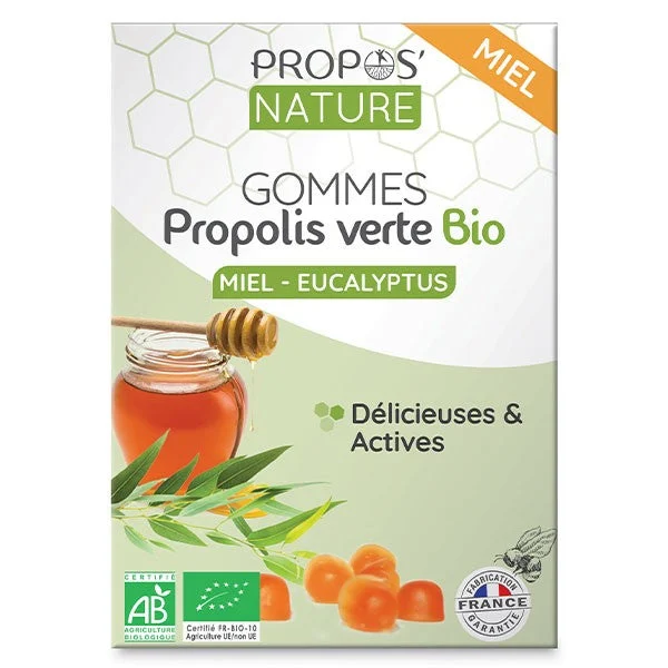 Propos'Nature Gomma Di Propoli Miele Ed Eucalipto Bio 45g