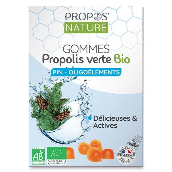 Propos'Nature Gomma Di Propoli Verde Oligoelementi E Pino Senza Zuccheri 45g