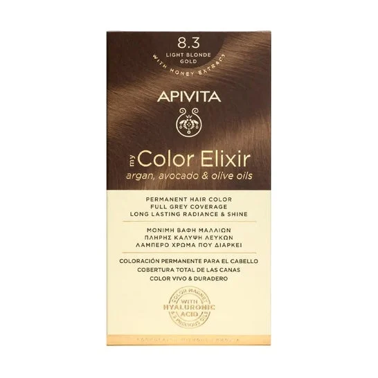 Apivita Tint 8.3 Light Golden Blonde 140ml