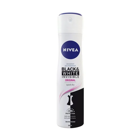 Nivea Black&White Invisible Desodorante 200ml