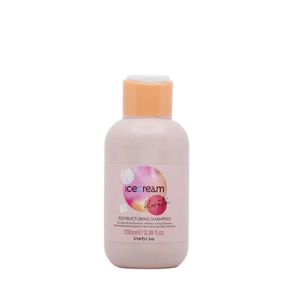 INEBRYA ICE CREAM KERATIN SHAMPOO RISTRUTTURANTE CHERATINA 100ML