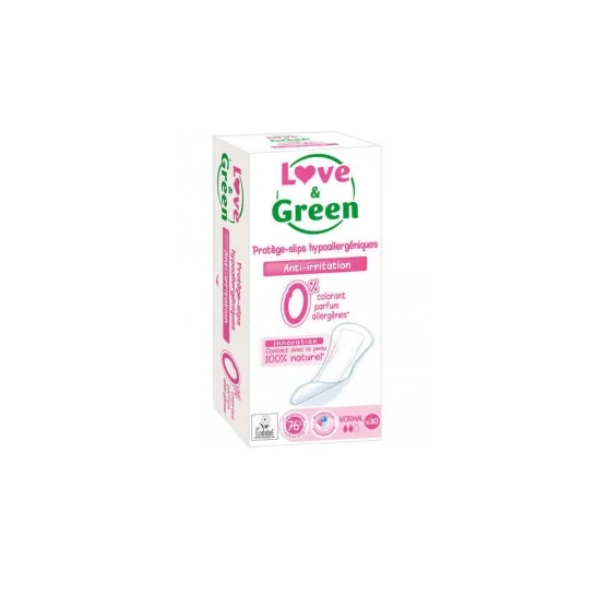 Love & Green Panty Shield ipoallergenici 0% x30