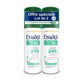 Etiaxil Deodorante Vegetal Lotus 24H Spray 2x100ml