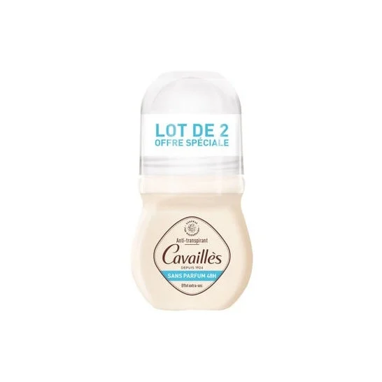 Rogé Cavaillès Desodorante Anti-transpirante Sin Perfume 48h Roll-on 2x50ml