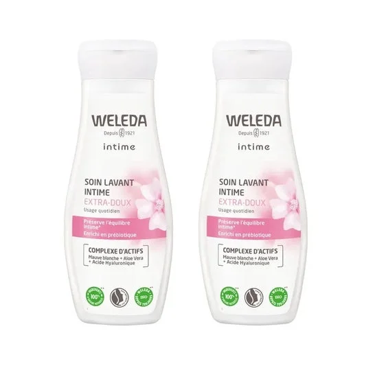 Weleda Intime Gel Limpiador Íntimo Extra Suave 2x200ml