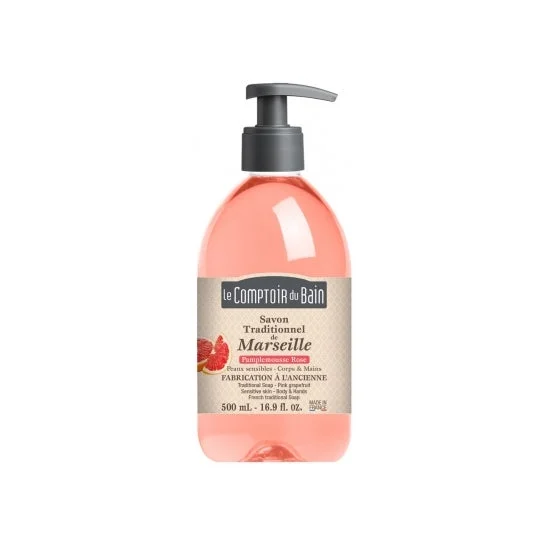 Le Comptoir du Bain Sapone di Marsiglia Pompelmo Rosa 1000ml
