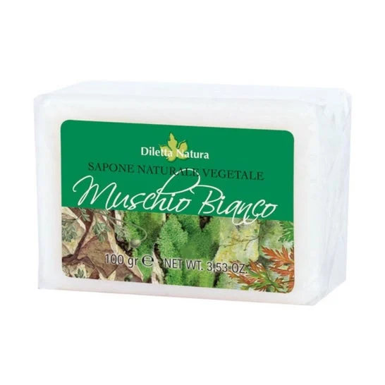 Diletta Natura Sapone Muschiato Bianco 100g
