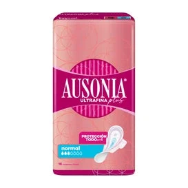 Ausonia Ultrafina Plus Compresas Normal Alas 16uds