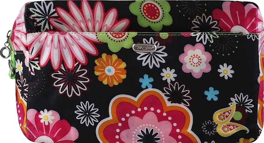 Beauty case "Flower" 92725, nera