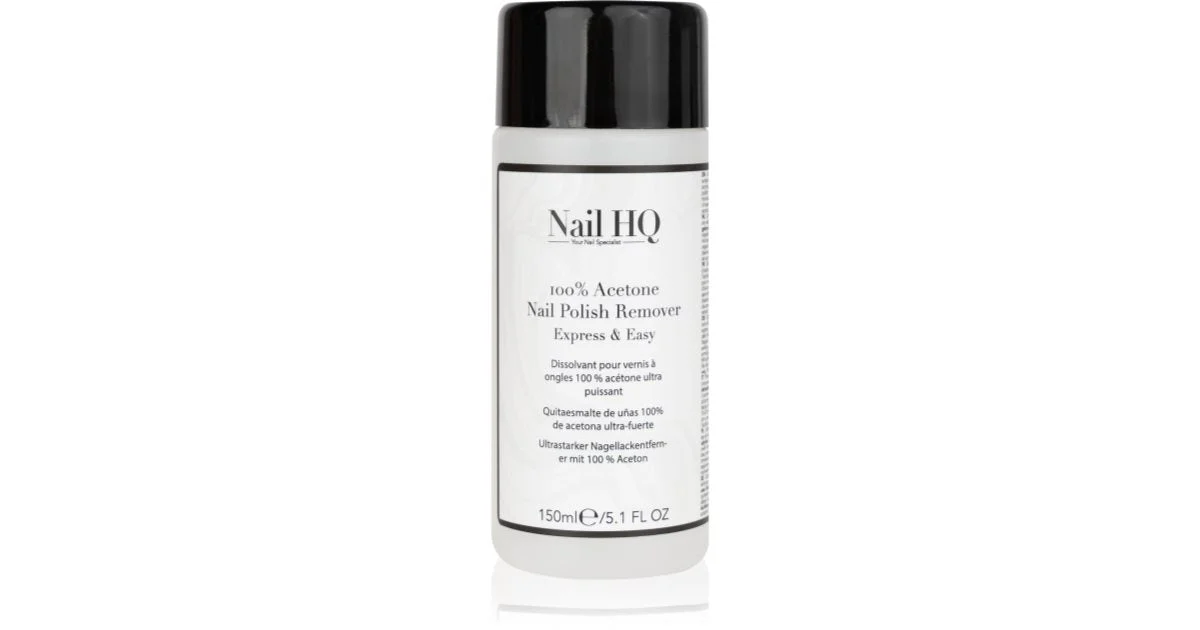 Nail HQ 100% Acetone solvente per unghie 150 ml