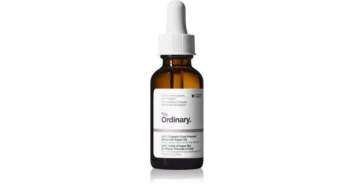 The Ordinary 100% Organic pressato a freddo Moroccan olio di argan al 100% 30 ml