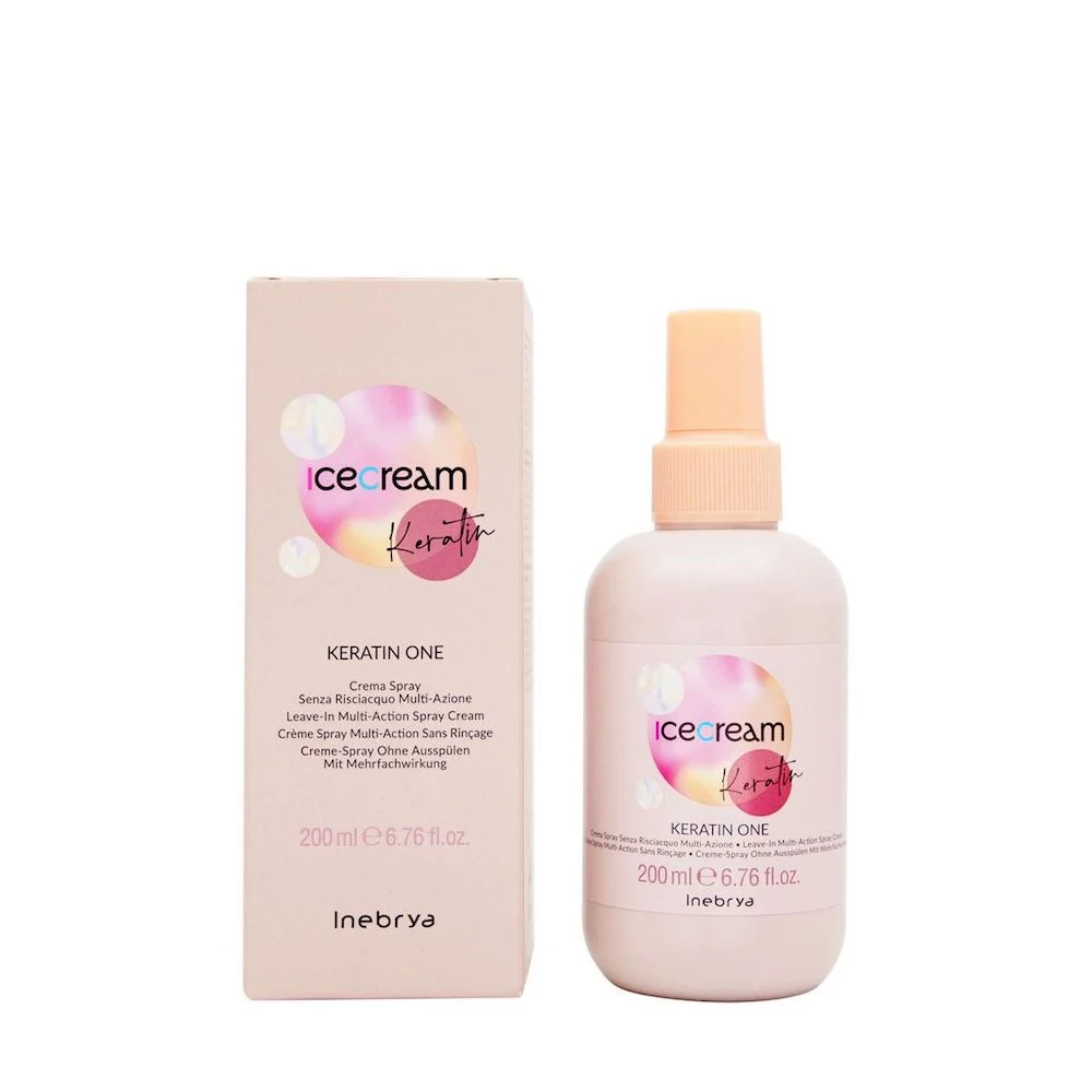 INEBRYA ICE CREAM KERATIN ONE CREMA SPRAY CHERATINA 15 AZIONI 200ML