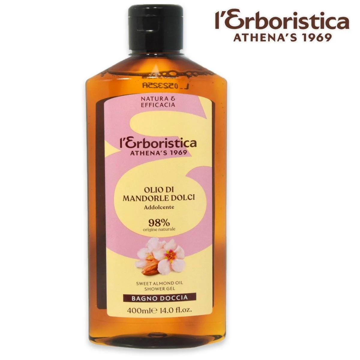 L'erboristica bagno doccia all'olio di mandorle dolci 400 ml