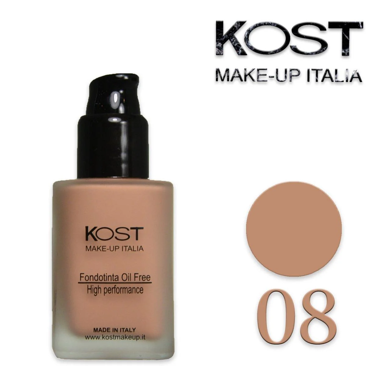 Fondotinta Fluido Oil Free Kost 08