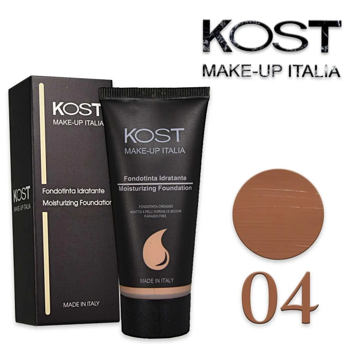 Fondotinta Fluido Idratante Kost 04