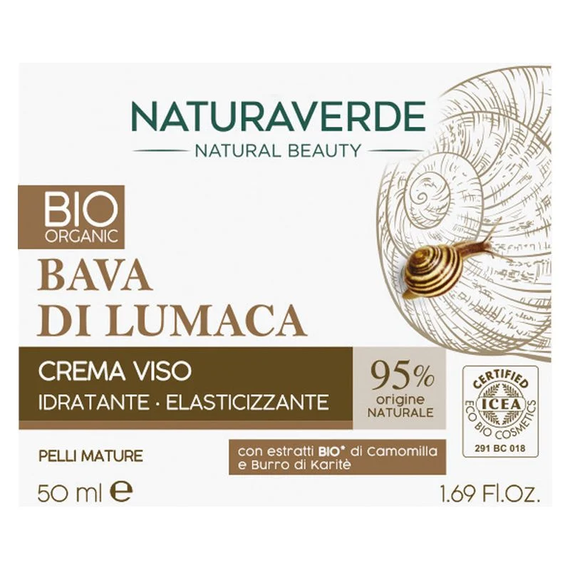 Natura Verde Bava Di Lumaca Crema Idratante Intensiva 50 Ml