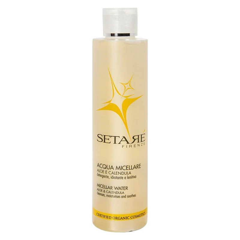 Setarè Acqua Micellare Aloe E Calendula Detergente, Idratante E Lenitiva 200 Ml