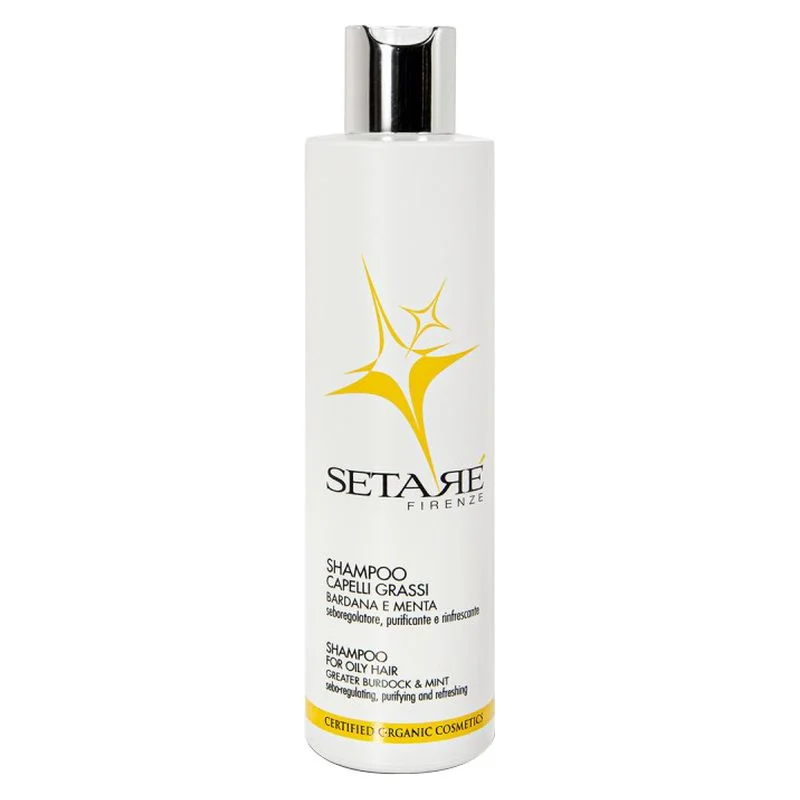 Setarè Shampoo Capelli Grassi Bardana E Menta 250 Ml
