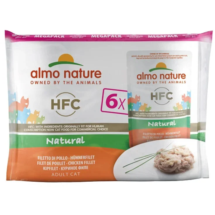 Almo nature HFC Natural Multipack Filetto di Pollo - 6X55GR