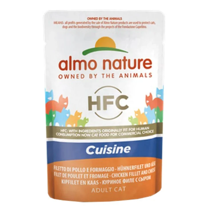 Almo nature HFC Jelly Filetto di Pollo e Formaggio - 55GR