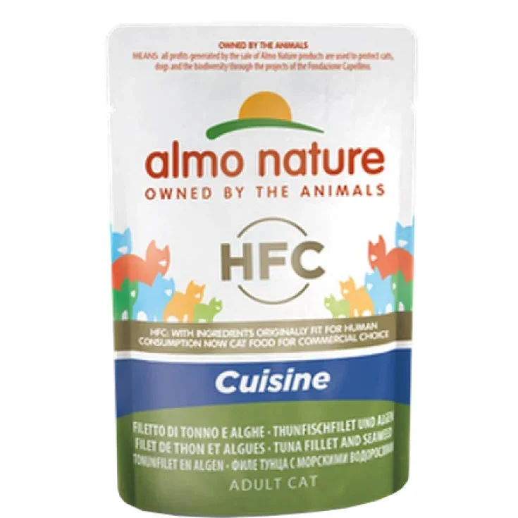 Almo nature HFC Jelly con Filetto di Tonno e Alghe - 55GR