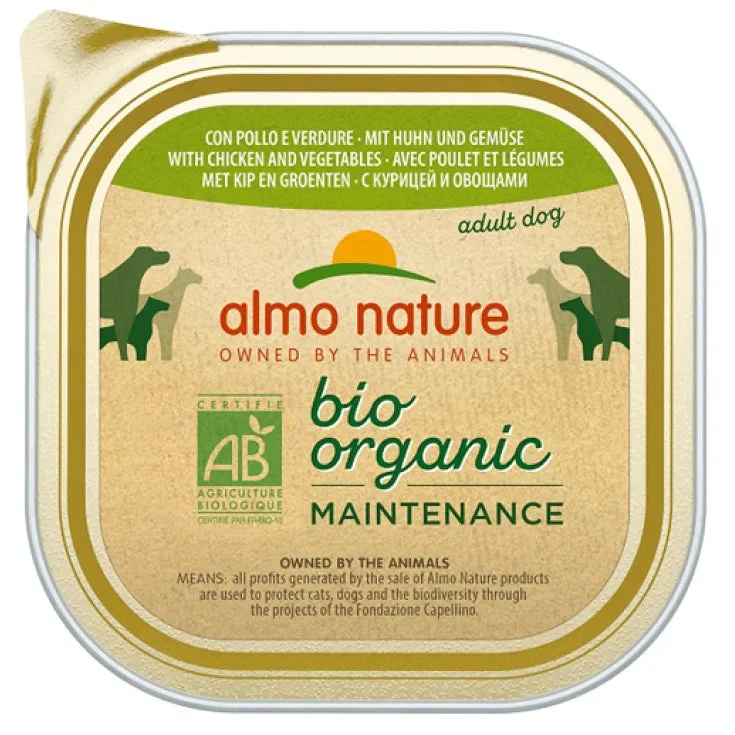 Almo nature Bio Organic Maintenance con Pollo e Verdure - 300GR