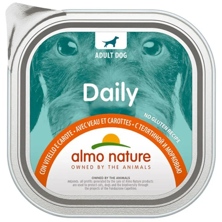 Almo nature Daily Menu con Vitello e Carote - 100GR