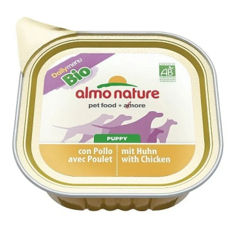 Almo nature Bio Organic Maintenance Puppy con Pollo e Latte - 300GR