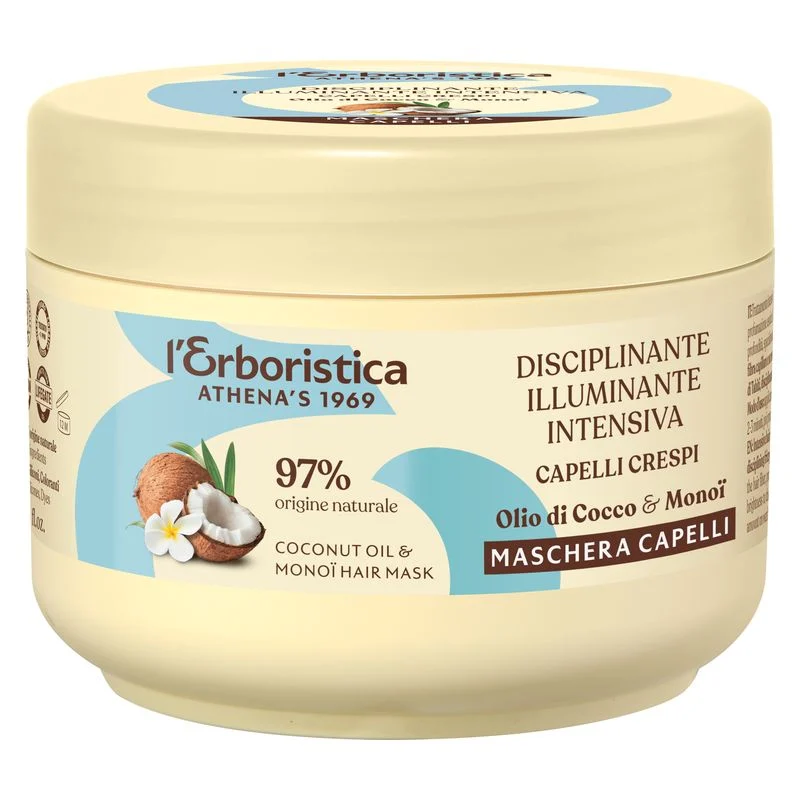 L'erboristica maschera capelli cocco & monoi in vaso 200ml