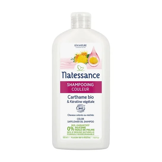 Natessance Safflower & Keratin Colour Shampoo 500ml