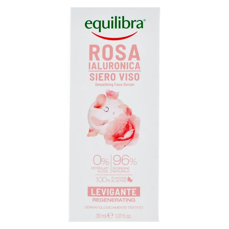 Equilibra Rosa Ialuronica Siero Viso Levigante 30 Ml