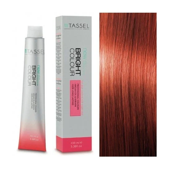 Tassel 7.43 Biondo rame dorato medio Keratin Dye 100ml