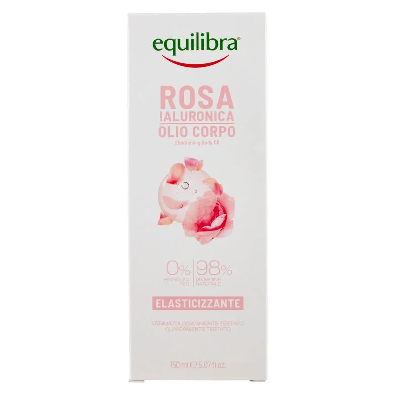 Equilibra Rosa Ialuronica Olio Corpo Elasticizzante 150 Ml