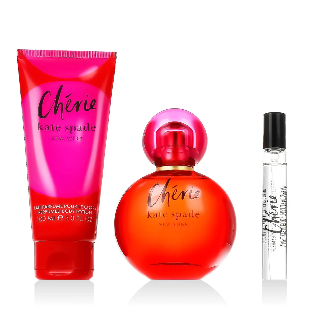 Kate Spade Chérie EDP 100 ml + EDP MINI 7,5 ml + Latte corpo 100 ml