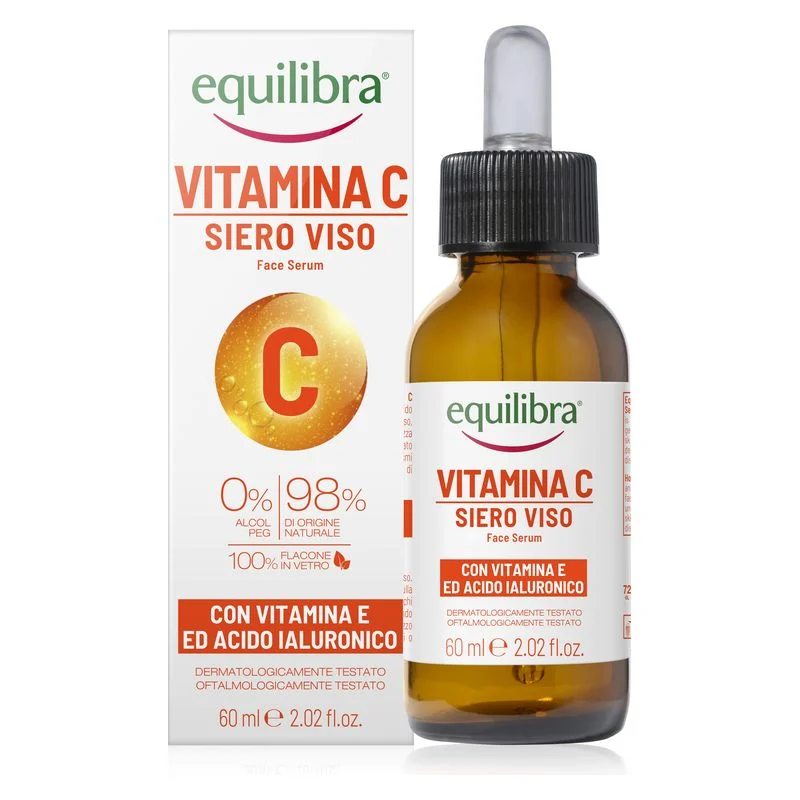 Equilibra Vitamina C Siero Viso Con Vitamina E Ed Acido Ialuronico 60 Ml