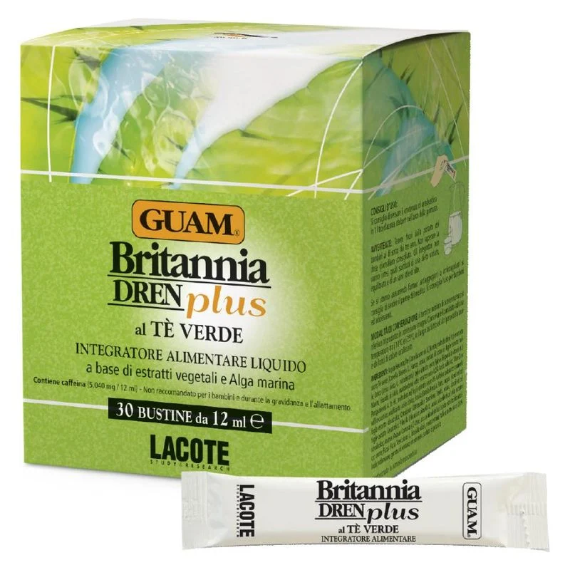 Guam Britain Dren Plus Al Tè Verde 30 Pezzi