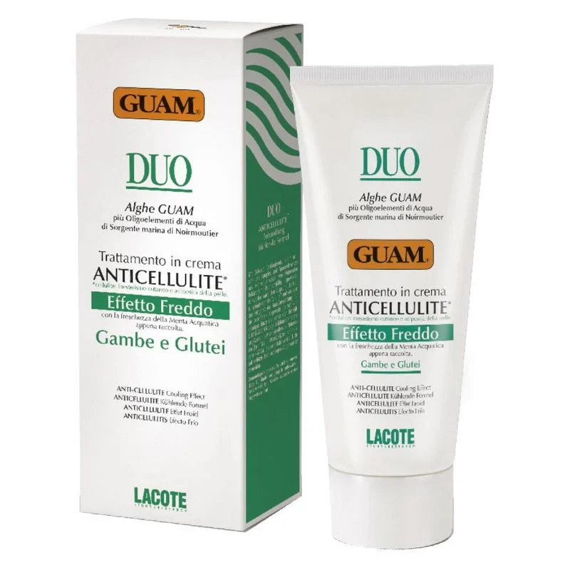 Guam Duo Trattamento In Crema Anticellulite Effetto Freddo Gambe E Glutei 200 Ml