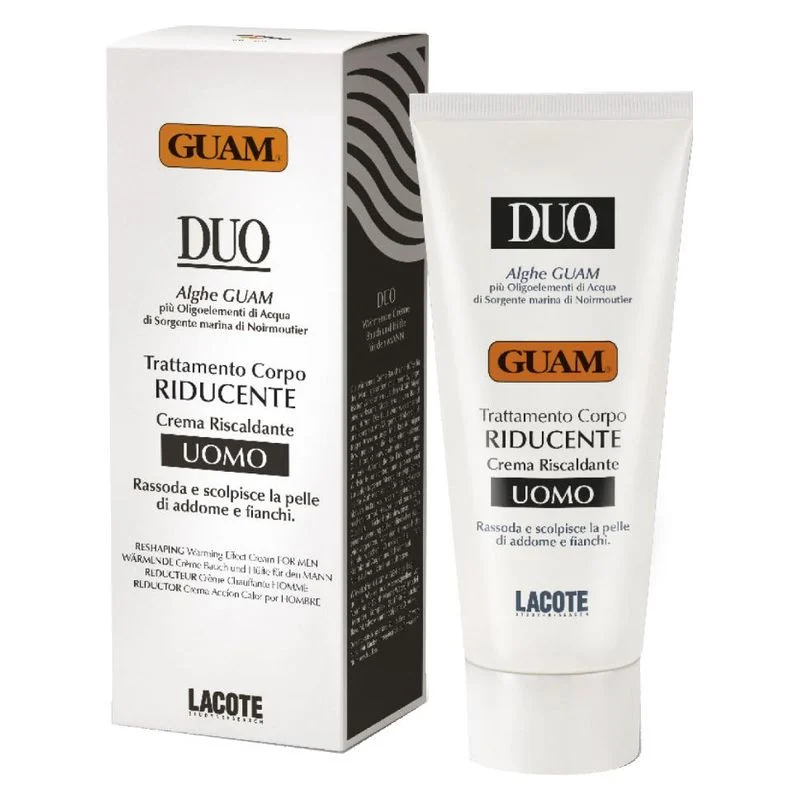 Guam Duo Trattamento Corpo Riducente Crema Riscaldante Uomo 200 Ml