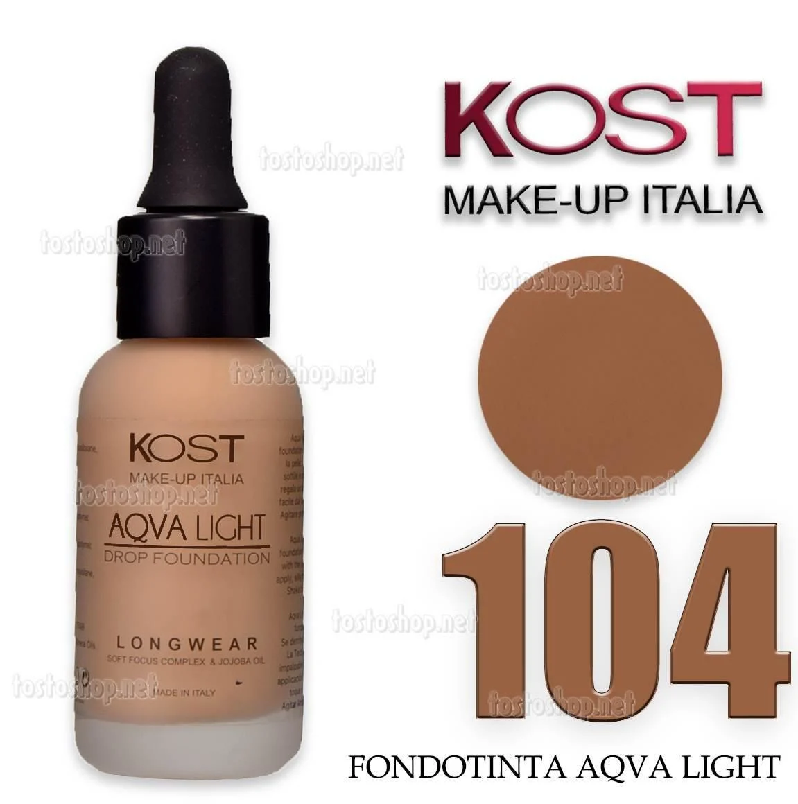 Fondotinta In Goccia Aqvalight Kost 104