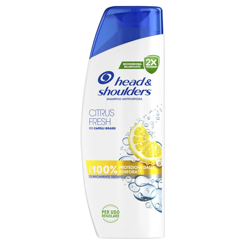 Head & shoulders Shampoo Antiforfora Citrus Fresh Capelli Grassi 250 ml