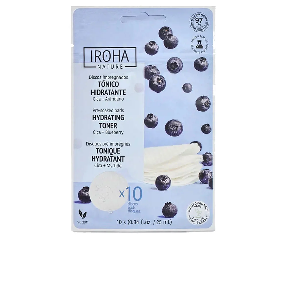 Iroha Nature Tonico idratante Pre-Imbevuto Pad 10 U