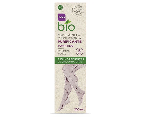 Maschera Depilatoria Purificante Naturale Taky Bio 200ml