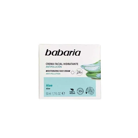 Babaria 24h crema idratante viso aloe vera 50ml
