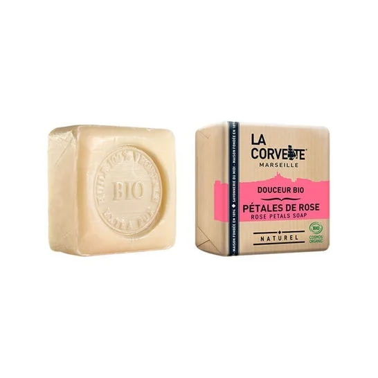 La Corvette sapone ai petali rosa 100g